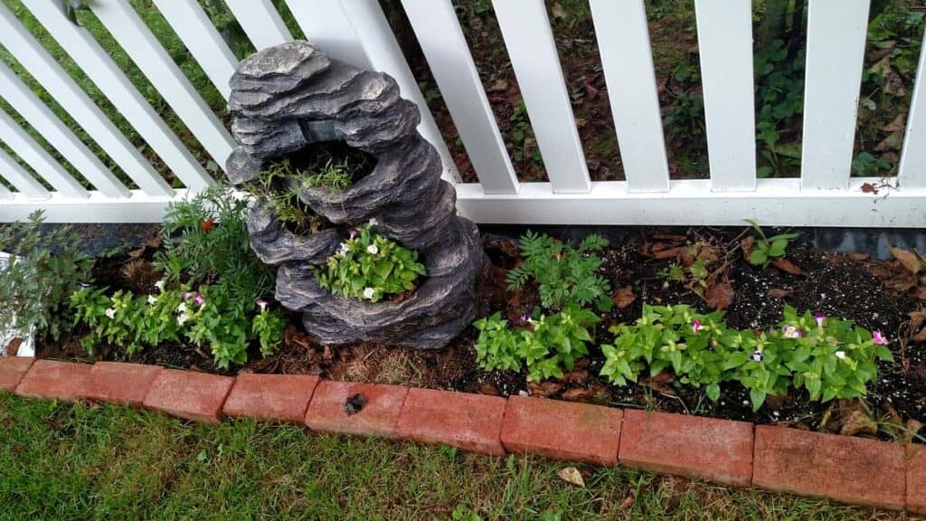 Repurposed Waterfall http://www.b4andafters.com upcycled water fountain