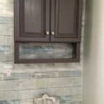 wallpapered wall