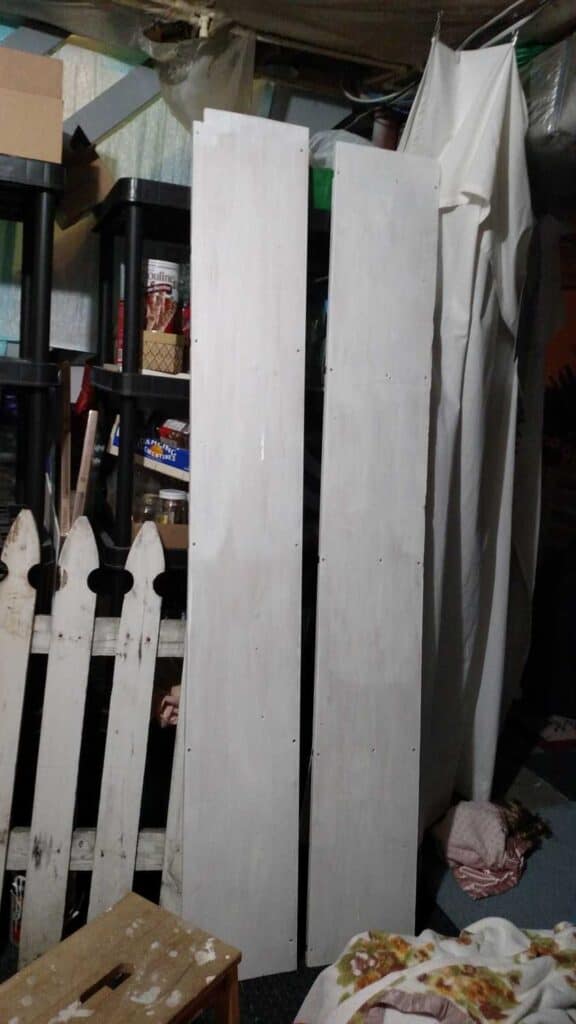 Basement Shelves http://www.b4andafters.com white boards