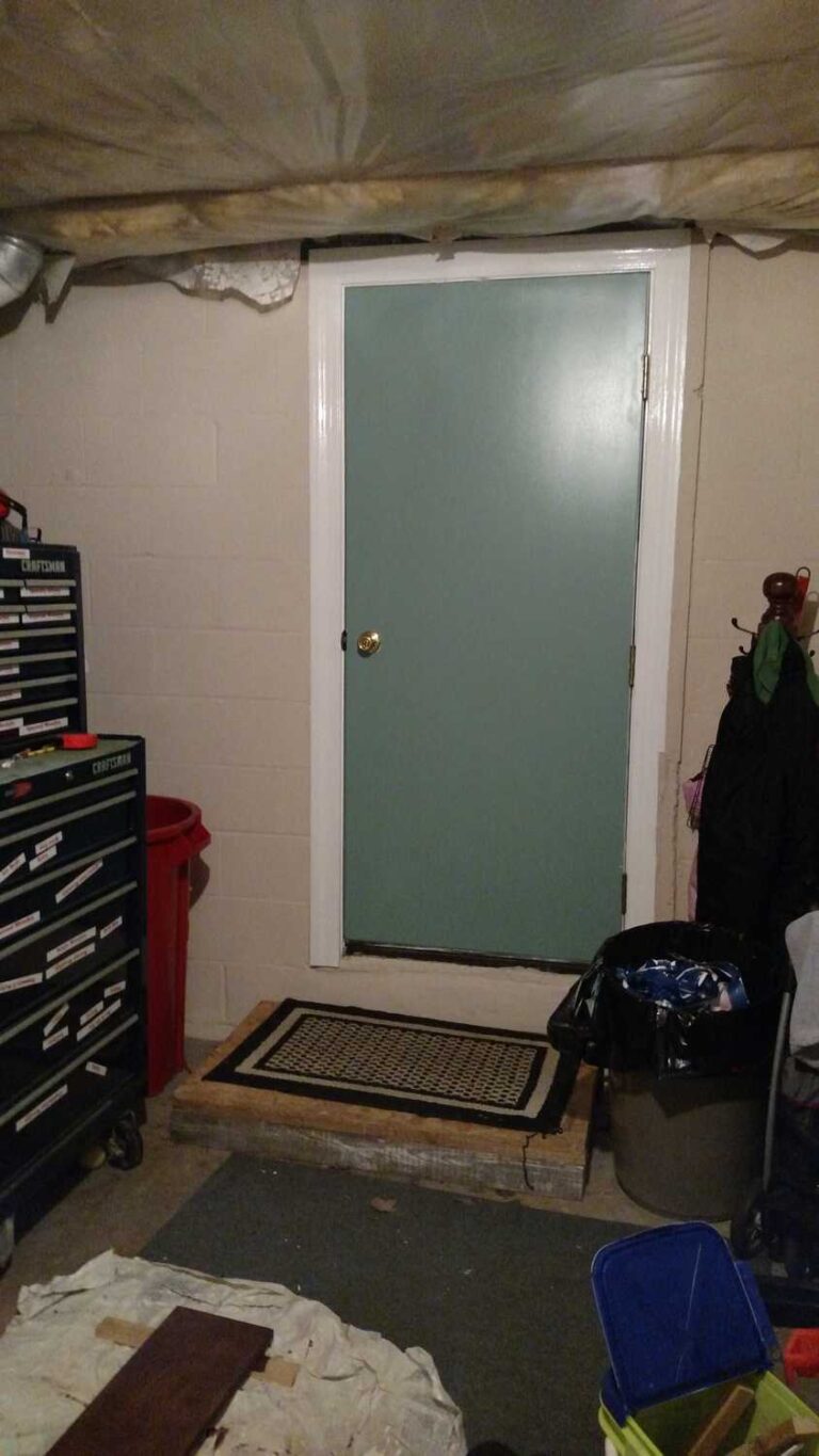 Painting the Basement Door