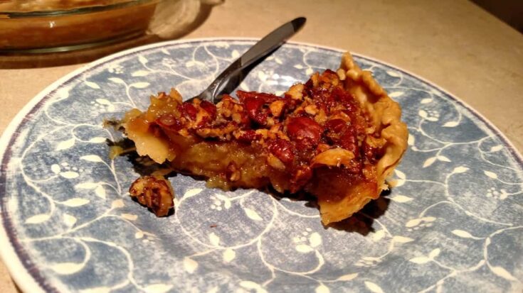 piece of pecan pie