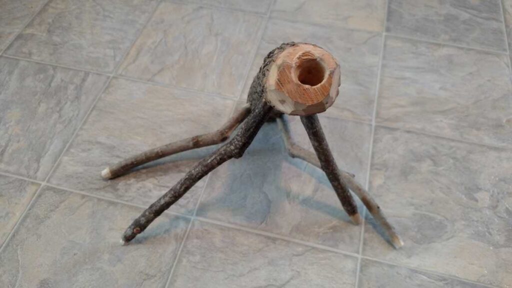 Hand Crafted Rudolph Reindeer https://www.b4andafters.com body and legs assembled of wooden deer