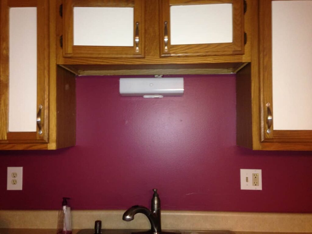 Adding Kitchen Cabinet Open Shelving http://www.b4andafters. above kitchen sink