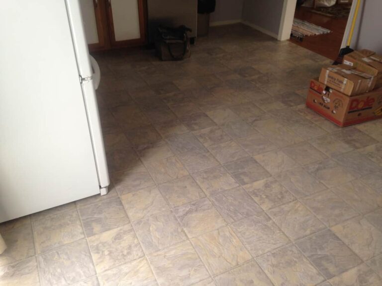 Vinyl Sheet Flooring in the Kitchen