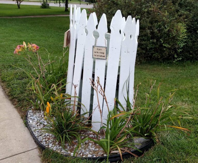 fence pickets to disguise electric boxes