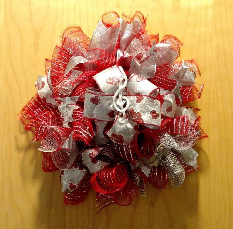 Valentine Music Wreath