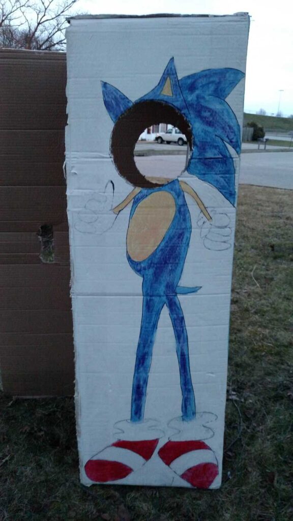 Sonic Mario Photo Booth https://www.b4andafters.com sonic the hedgehog photo booth