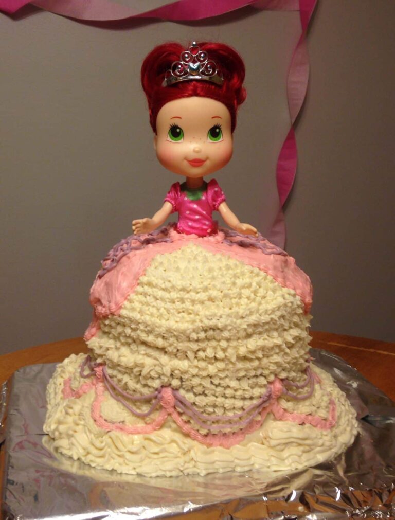 Strawberry Shortcake Doll Cake