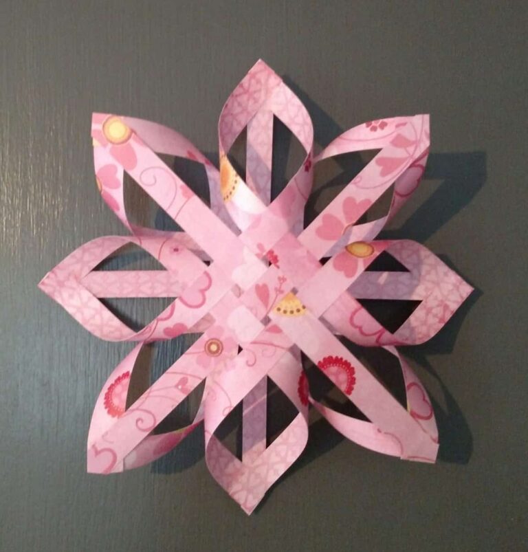 Pink Paper Star