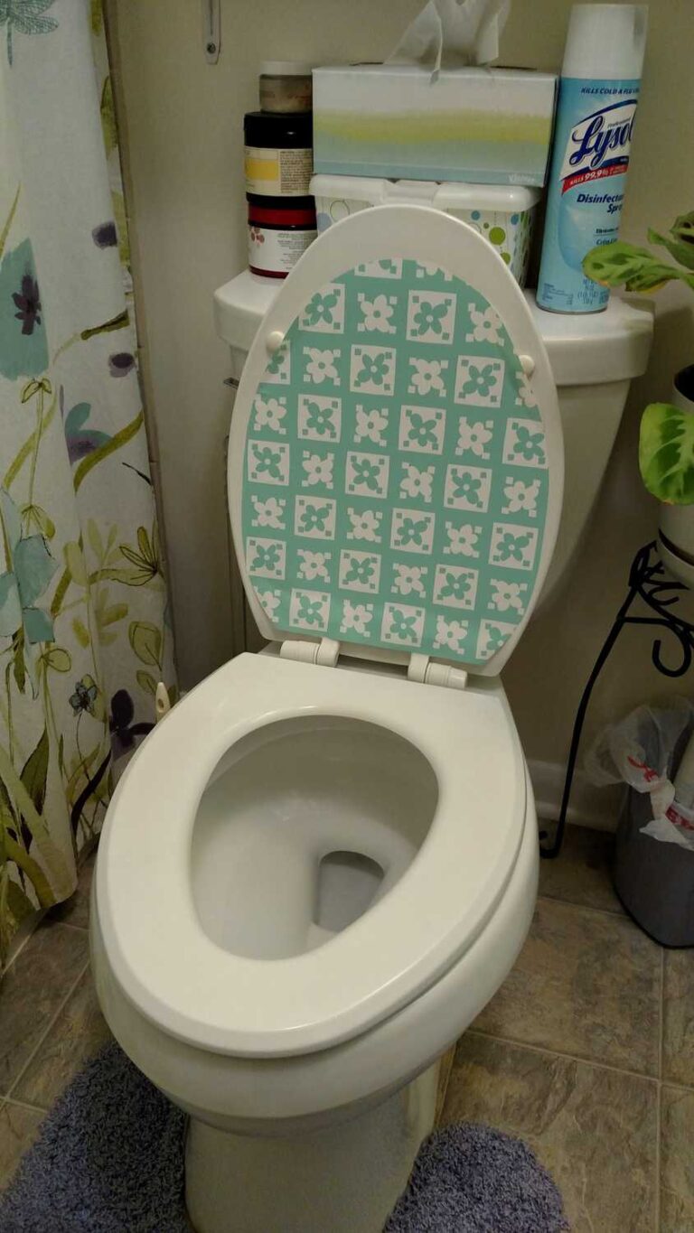 Contact Papering My Toilet Lid B4 and Afters