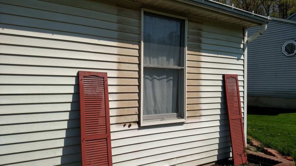 Painting the Aluminum Siding on our House B4 and Afters