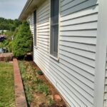 siding that is partly painted