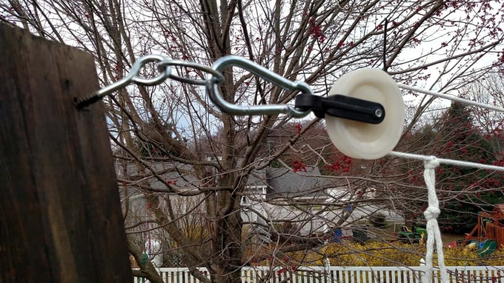 How I Installed a Removable Clothesline Pulley All By Myself by Liberty
