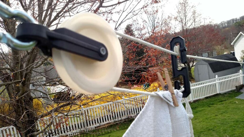 How I Installed a Removable Clothesline Pulley All By Myself by Liberty