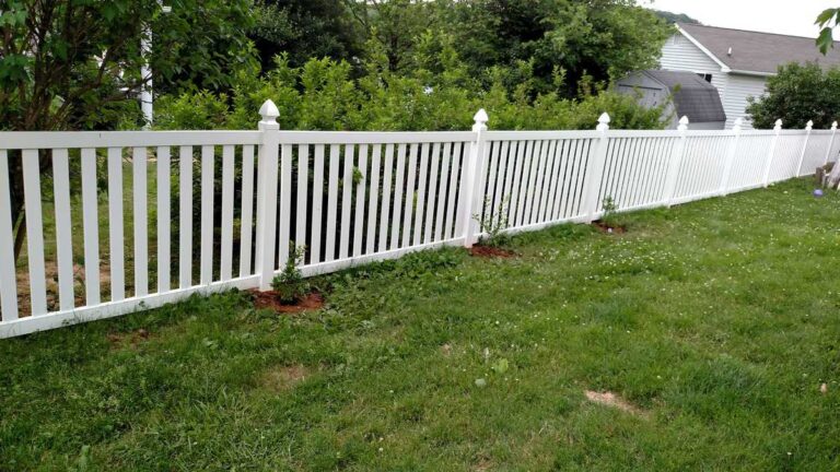 New Vinyl Fence