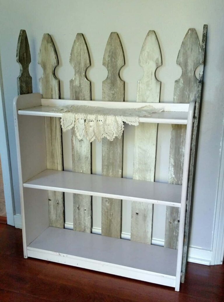 Easy Picket Fence Accent Shelves