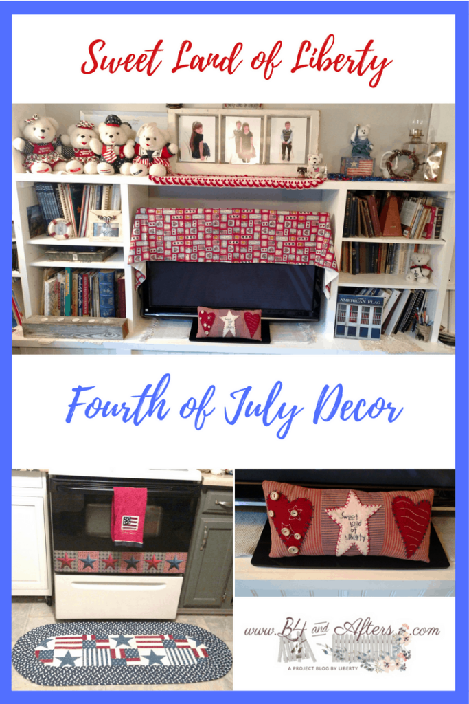 Fourth of July Decor https://www.b4andafters.com fourth of july decor collage