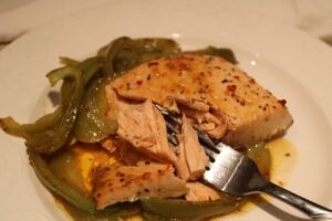 fork in salmon