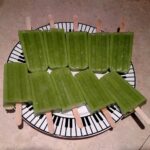 pineapple and spinach popsicles