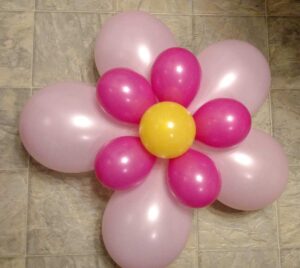finished flower balloon