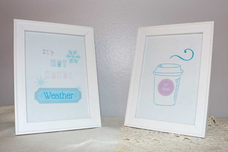 Free Winter Drink Printables