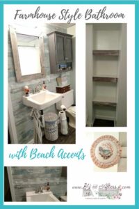Farmhouse Style Bathroom http://www.b4andafters.com