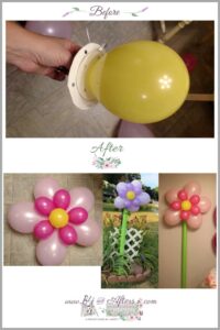 Easy Flower Balloons –