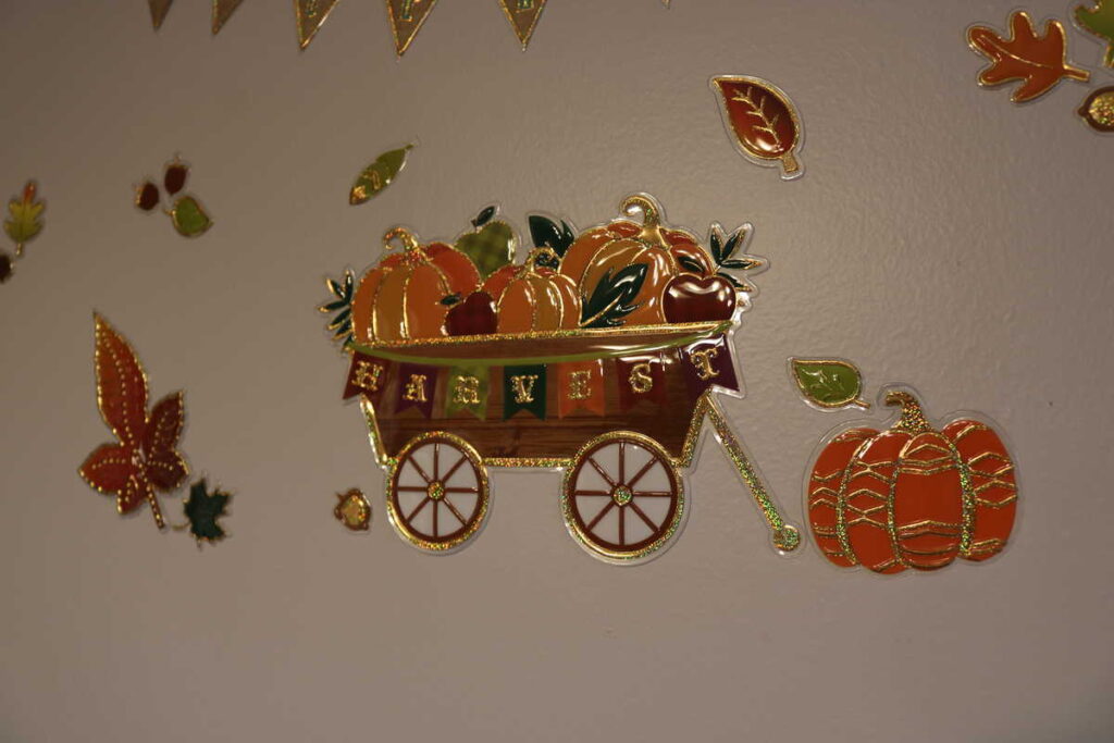 fall Harvest basket sticker