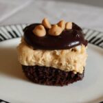 3 layer peanut butter cheesecake brownie