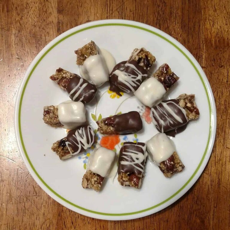 Chocolate Covered Granola Bites