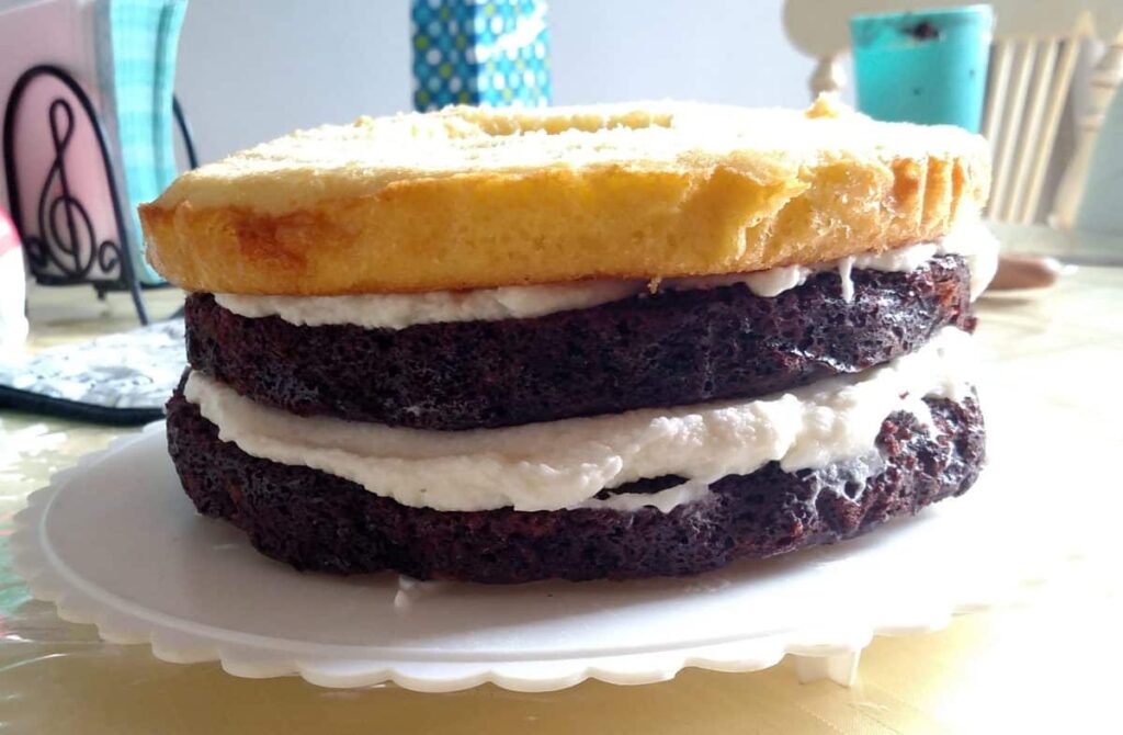 Sword Cake https://www.b4andafters.com layer cake