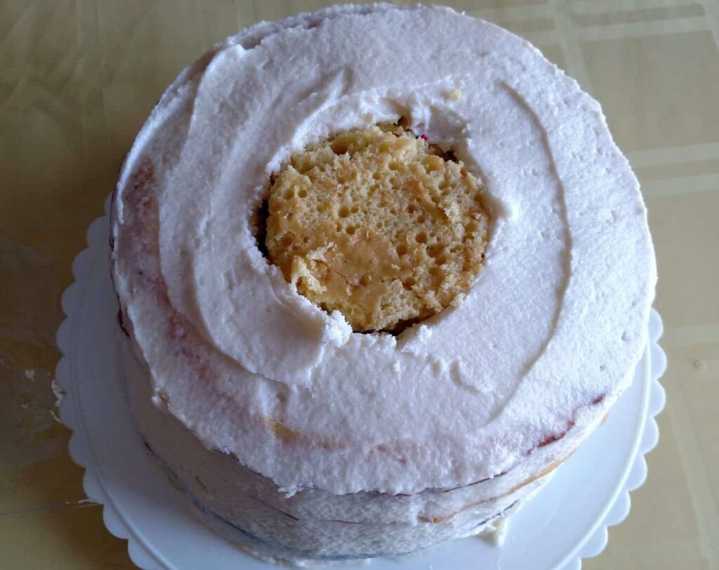 Sword Cake https://www.b4andafters.com cake where a hole was
