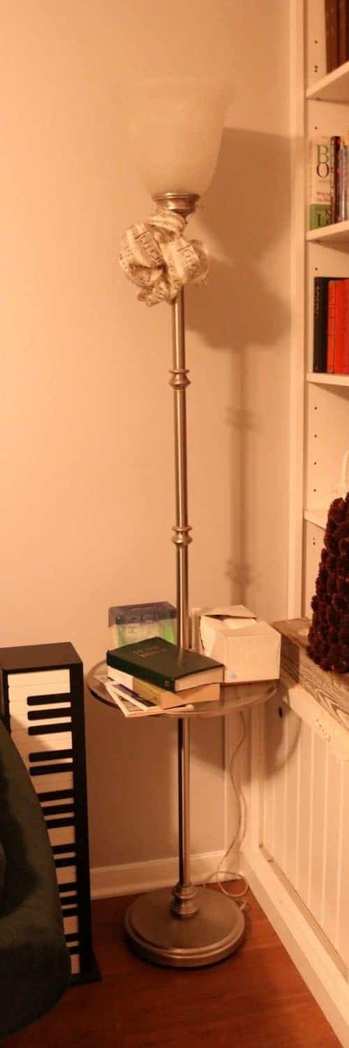 Floor Lamp Christmas Tree B4 and Afters
