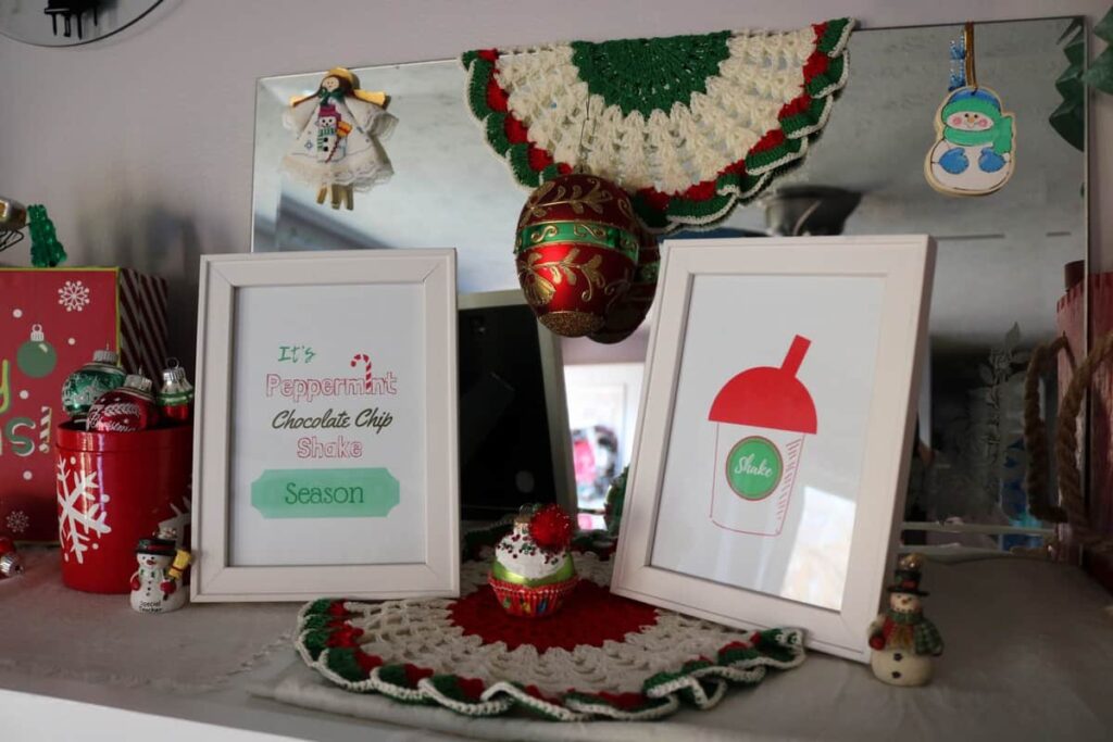 Christmas drink printables