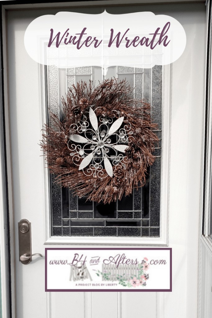 https://www.b4andafters.com Winter Wreath white winter wreath