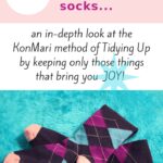 two argyle socks on a bright blue background