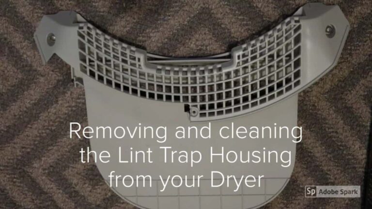 Video: How to Remove the Lint Trap Housing from your Dryer