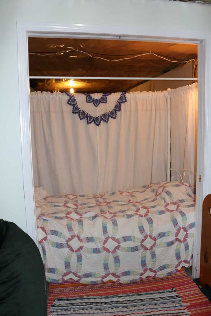 Pocket Doors in Basement Wall https://www.b4andafters.com