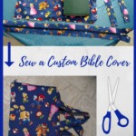 Bible cover with handles and a zipper