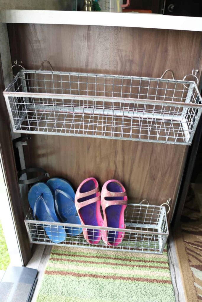 Camper Shoe Storage https://www.b4andafters.com