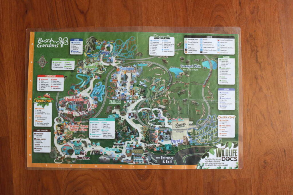 Laminated Placemat Souvenirs – use maps, bags, paper