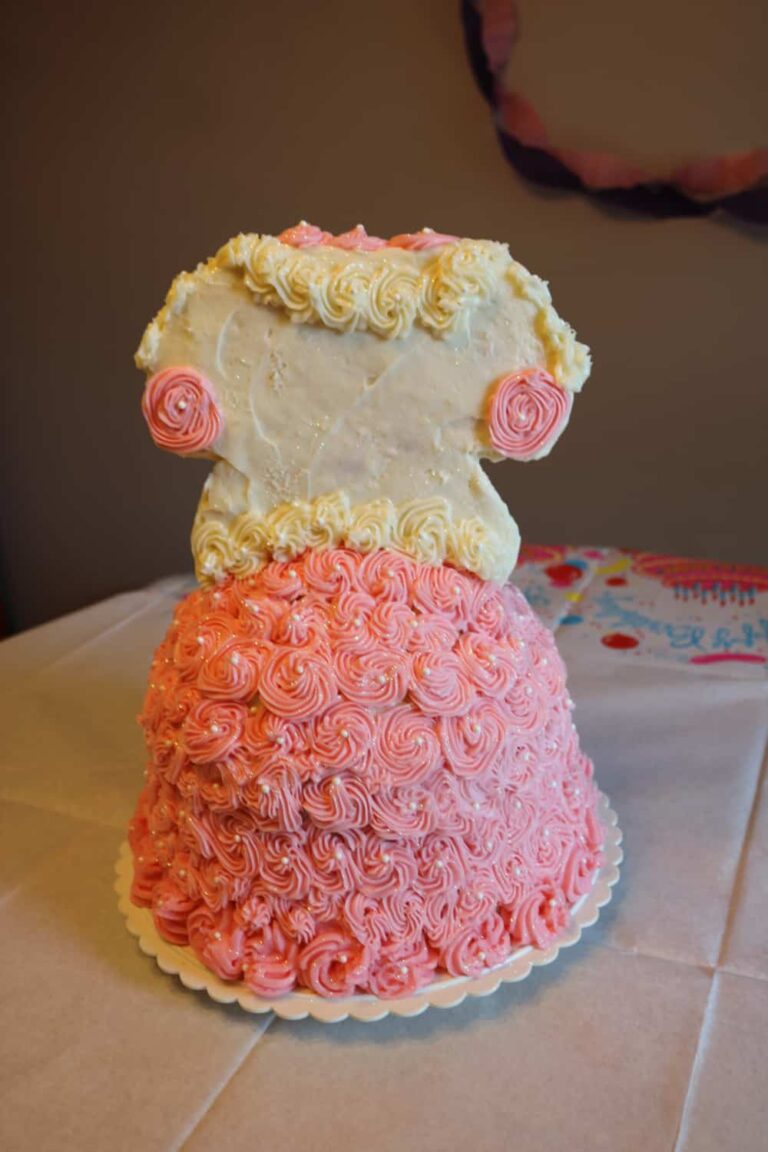 Dress Shaped Cake