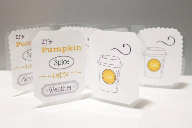 Mini Pumpkin Spice Latte Printable