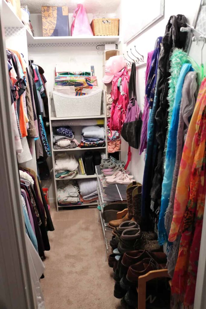 Completed Master Closet Makeover