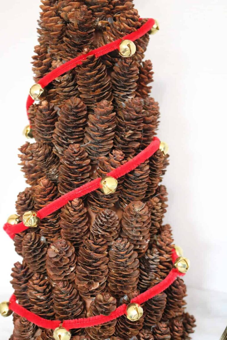 Jingle Bell Pine Cone Tree