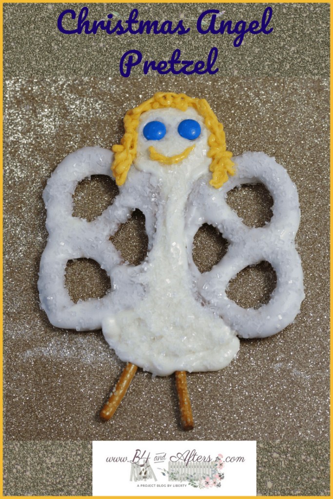 White Chocolate Pretzel Angel