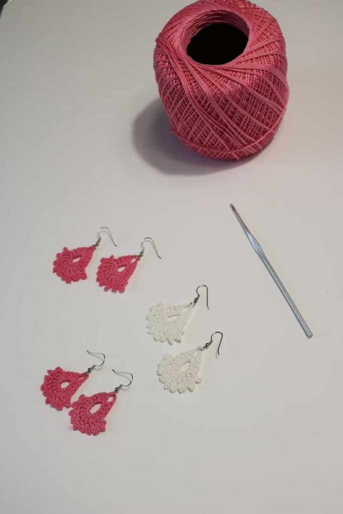 after the earrings have dried https://www.b4andafters.com/easy-crocheted-earrings/