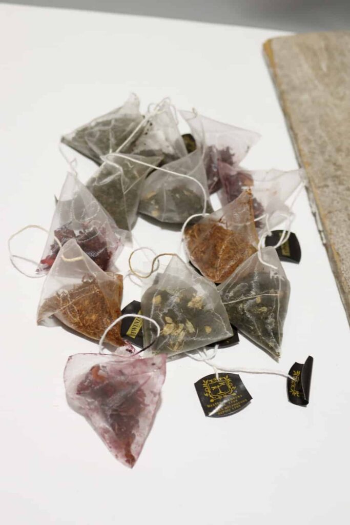 used tea bags