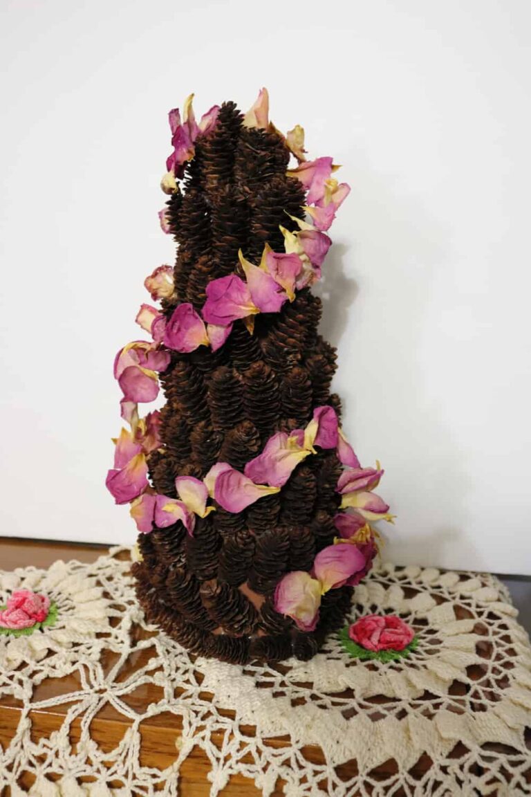 Miniature Pine Cone Tree – B4 and Afters