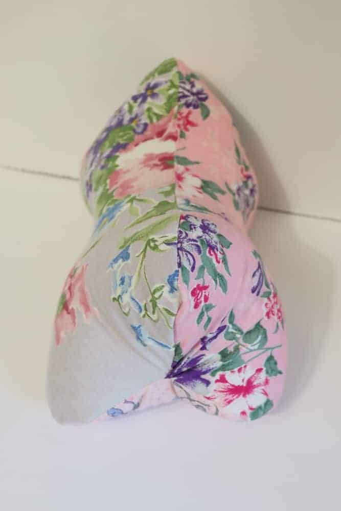 pink floral bone shaped neck pillow